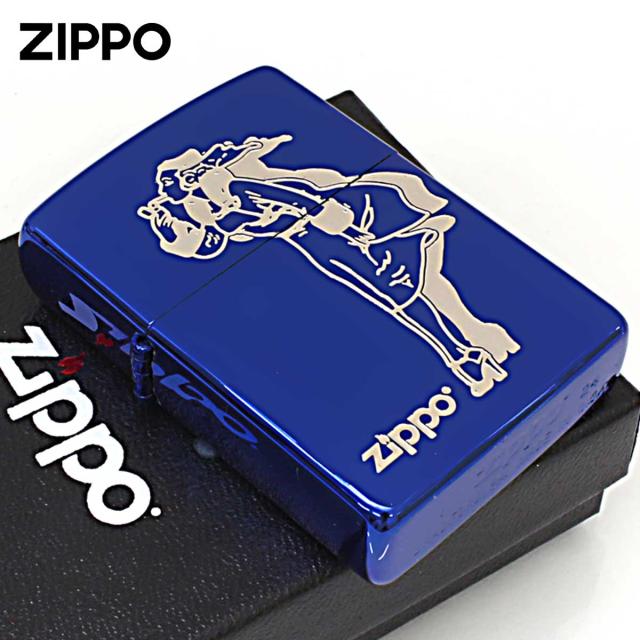 Zippo ジッポライター クラシカル ウインディ Windy ブルー BLイオン メール便専用商品