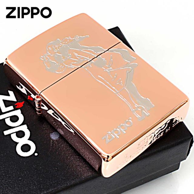 Zippo ジッポライター クラシカル ウインディ Windy ピンクゴールド PG メール便専用商品