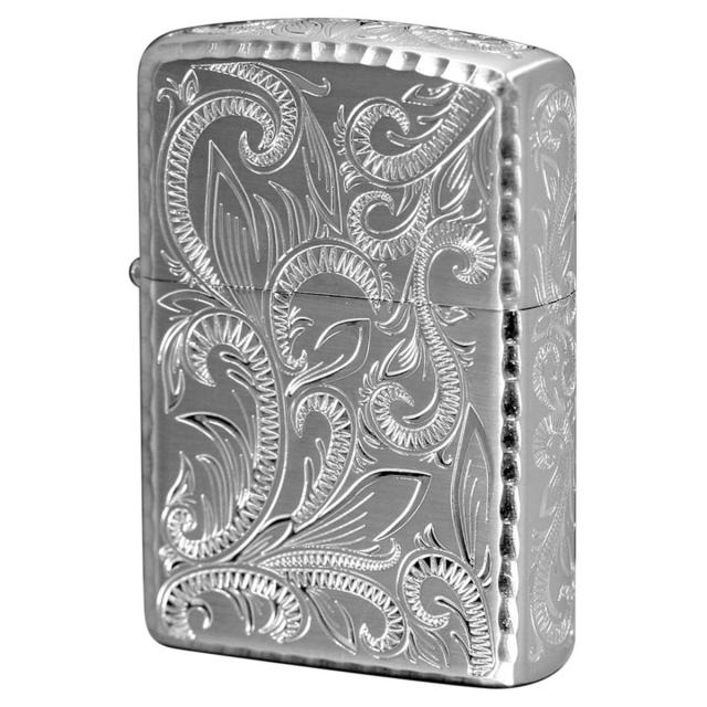 Zippo ジッポライター アーマー アラベスク 唐草 コーナーリューター加工 両面加工 銀サテーナ Classic Arabesque CLA-B プレゼント 贈り物 男性 かっこいいの通販は