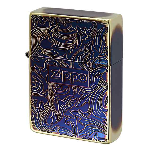 Zippo ジッポライター 1935レプリカ アラベスク 唐草 両面加工 Arabesque 金イブシ ゴールドタンク GI プレゼント 贈り物 男性 女性 シンプルの通販は 13,806円