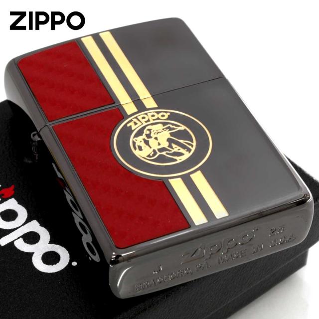 Zippo ジッポライター Windy Carbon ウインディ カーボン レッド RD メール便専用商品