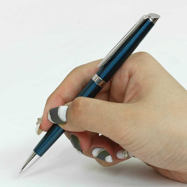 ウォーターマン（WATERMAN） メトロポリタン エッセンシャル メタリックブルーCT ボールペン S0947090 YMEX_8