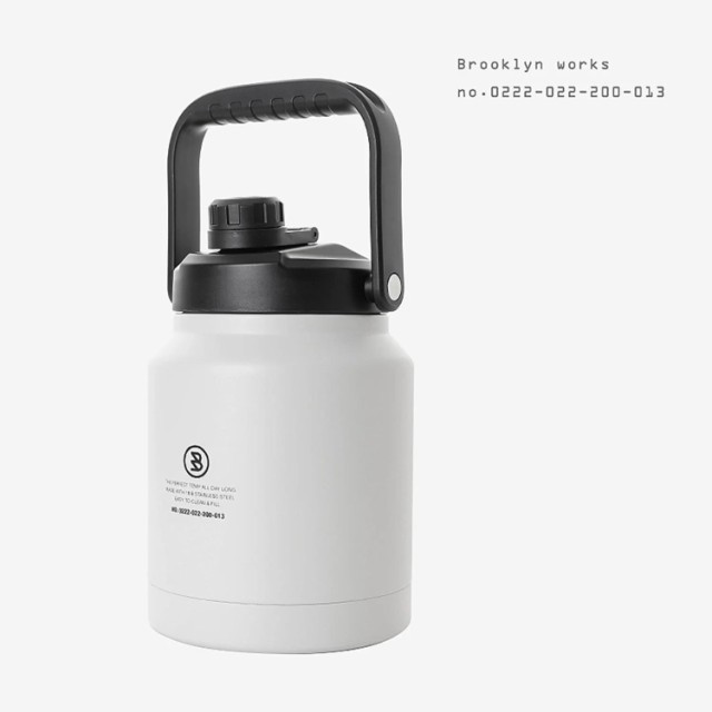 BROOKLYN WORKS WATER JUG 2.5L DOVEWHITE ウォータージャグ ダブホワイト