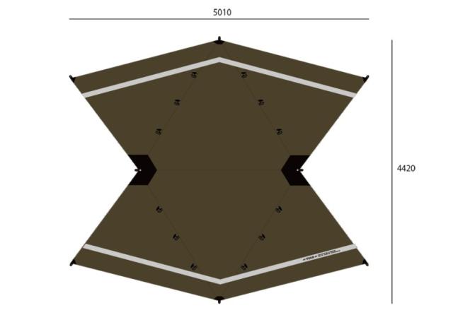 YOKA PUP TARP ヨカ パップタープ キャンプの通販はau PAY マーケット