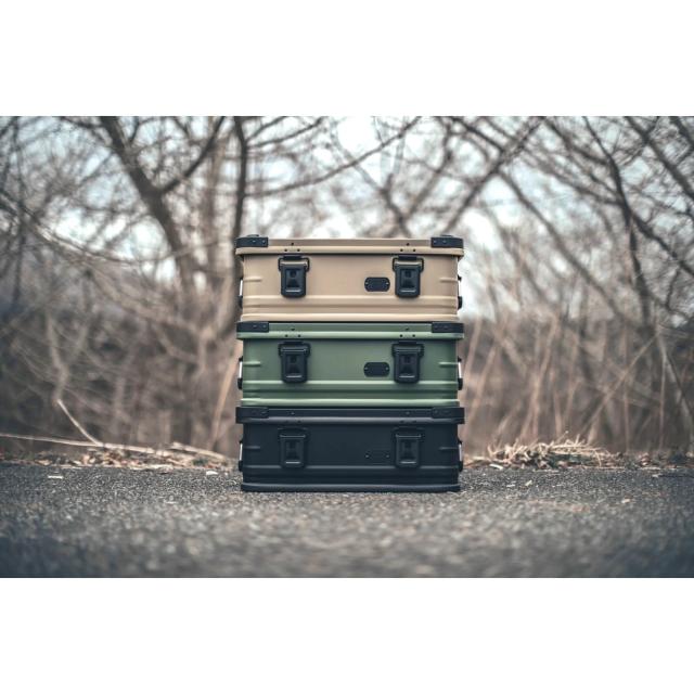 VENTLAXアルミコンテナ25 オリーブ