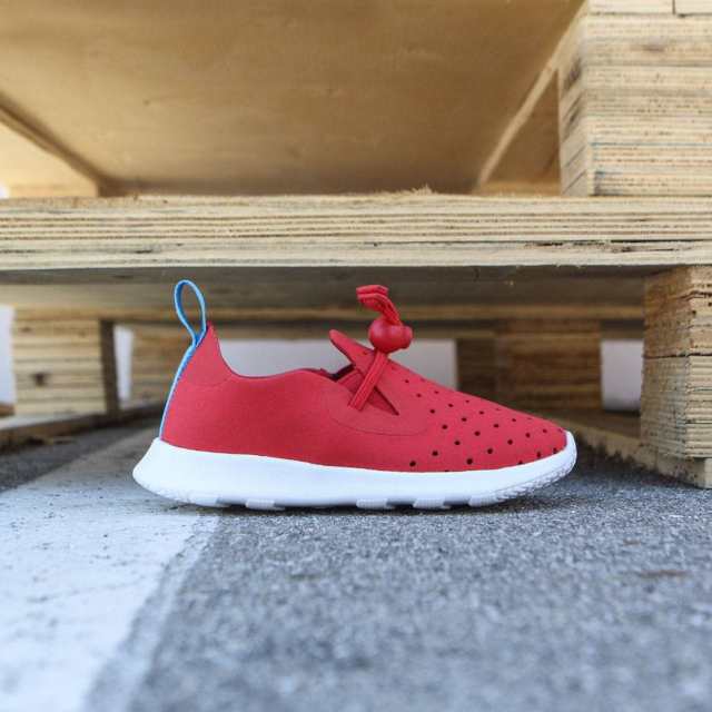 【即日発送】ネイティブ NATIVE ベビー シューズ スニーカー 【APOLLO MOC TODDLERS】Red/Torch/Shell White