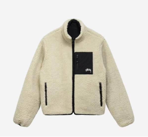 STUSSYシェルパリバーシブル8ボール shepra jacket即購入可能