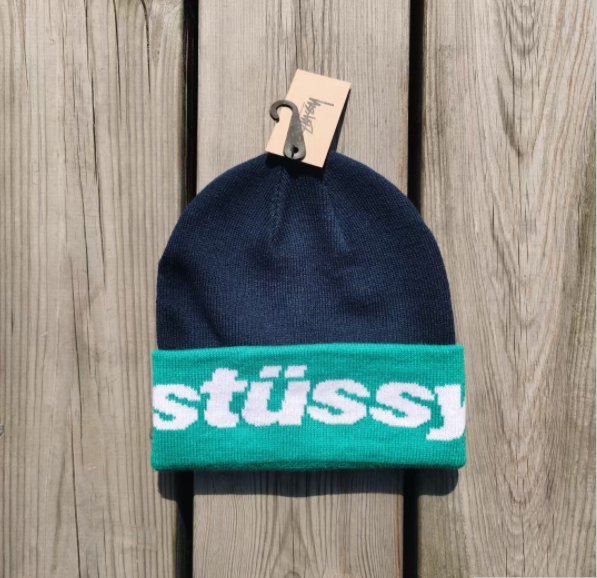 stussy helavetica jacquard beanie ビーニーpunkandyo