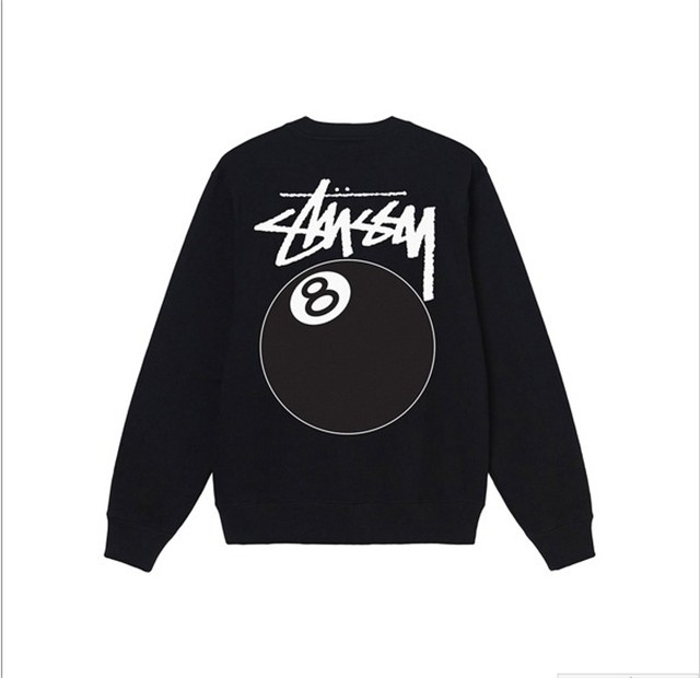 STUSSY 8 BALL CREW (1914749) ステューシー 裏起毛 スウェット トレーナー 並行輸入品｜au PAY マーケット