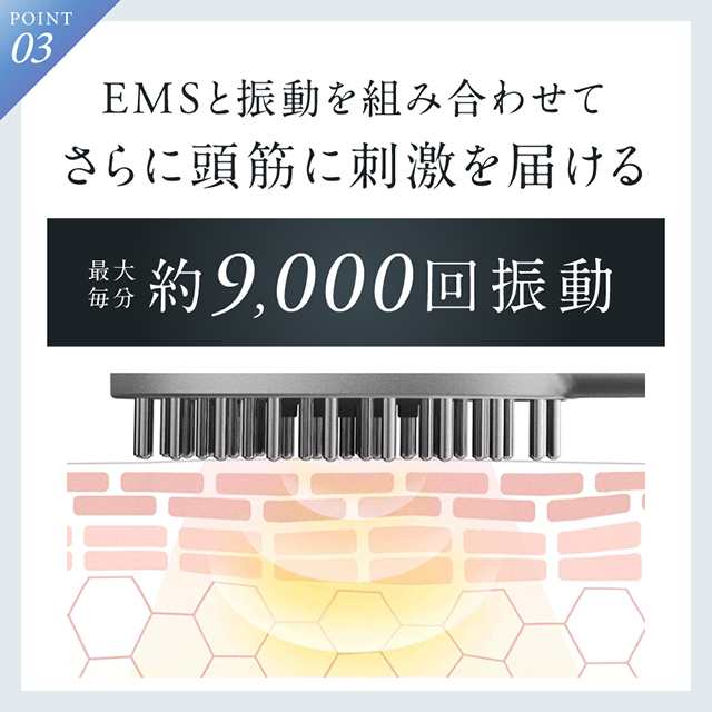 電気ブラシ EMS美顔器 リフトアップ 頭皮ケア ブラシ型 NIPLUX