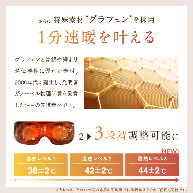 寝落ちする人が続出のホットアイマスク アイマッサージャー NIPLUX EYE RELAX S アイリラックスエス 美顔器 目元エステ器 目元マッサージャー マッサージ器 充電式 コードレス USB充電 小型 プレゼント ギフト マッサージ機器 温熱 加圧 睡眠グッズ 実用的 女性 男性_8
