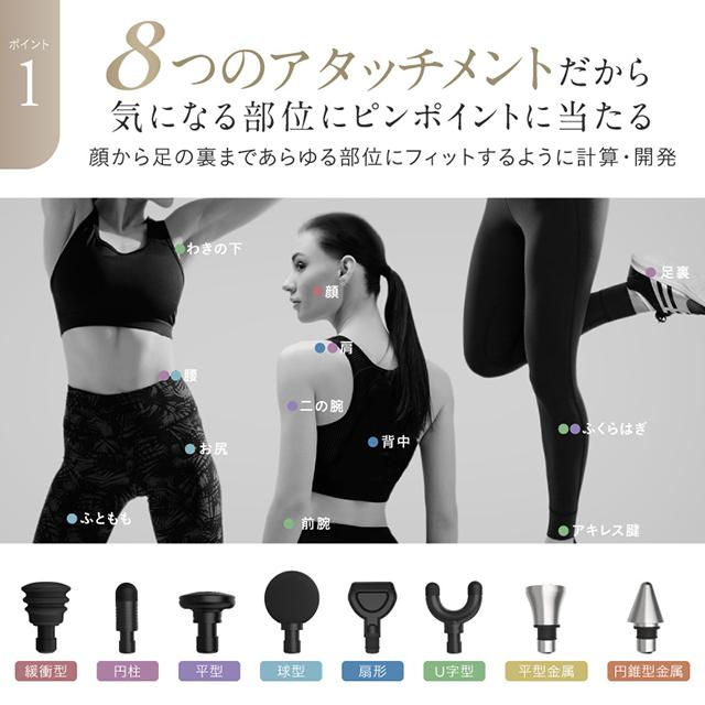 マッサージガン 軽量 マッサージ器 小型 NIPLUX FASCIALAX MINI 2S ハンディマッサージャー プレゼント ギフトの通販は