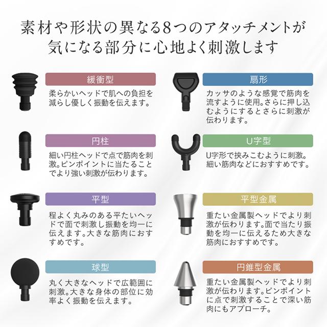 マッサージガン 軽量 マッサージ器 小型 NIPLUX FASCIALAX MINI 2S ハンディマッサージャー プレゼント ギフトの通販は