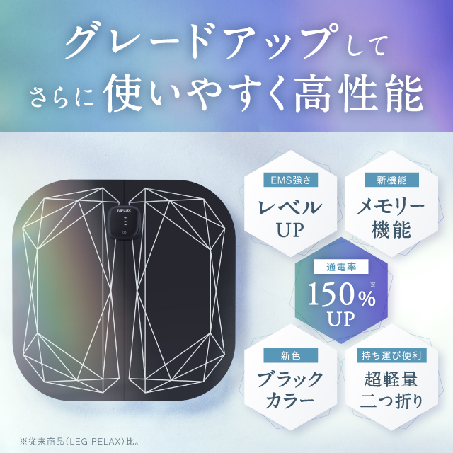 フットマッサージャー EMSマッサージ器 NIPLUX LEG FIT レッグ