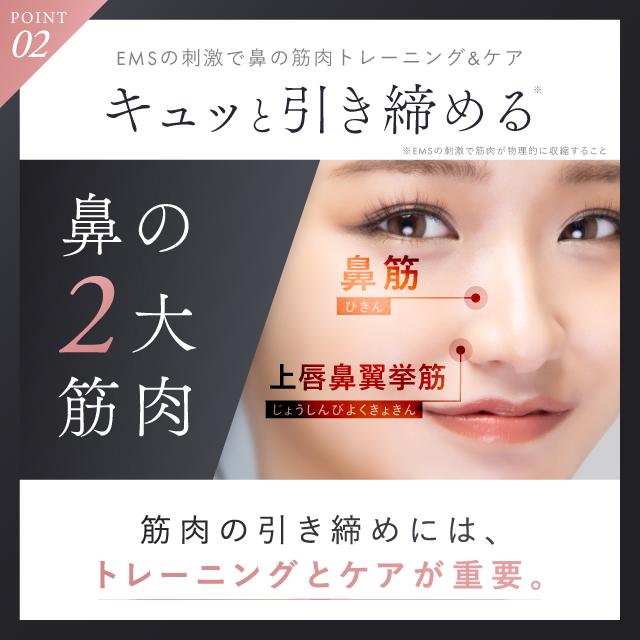 鼻専用EMS美顔器 イガリシノブさん愛用品 NIPLUX QNose キュノーズ 鼻