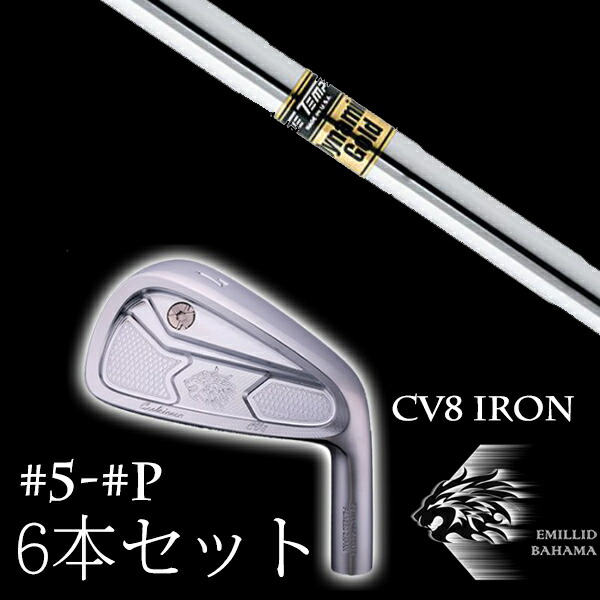 エミリットバハマ カールヴィンソン CV8アイアン #5-PW 6本セット ダイナミックゴールド DG トゥルーテンパー EMILLID BAHAMAの通販は