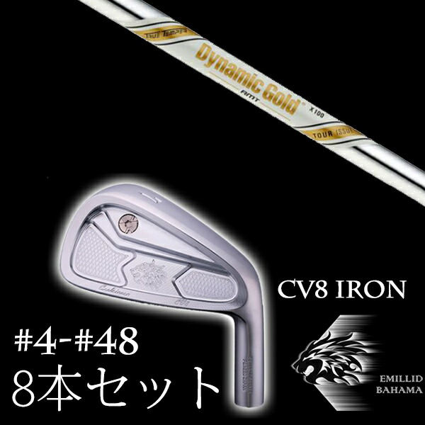 8本セット エミリットバハマ カールヴィンソン CV8アイアン #4-#48 ダイナミックゴールド DG AMTツアーイシュー トゥルーテンパー EMILLID BAHAMA 120,120円