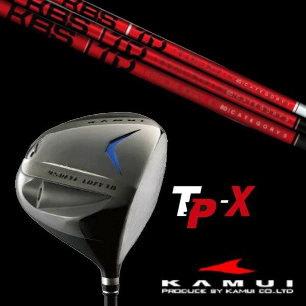 KAMUI カムイ TP-X ドライバー KBS TD TOUR DRIVER ツアー ドライバー ヘッドカバー付 ゴルフ