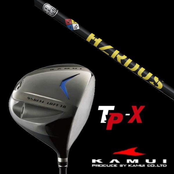 KAMUI カムイ TP-X ドライバー トゥルーテンパー PROJECT X HZRDUS YELLOW シャフト ヘッドカバー付