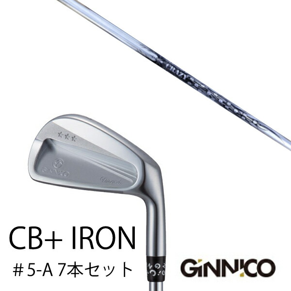 7本セット/イオンスポーツ ジニコ GINNICO CB+ Iron #5-A/クレイジー CBI-9 CRAZY/EONSPORTSの通販は