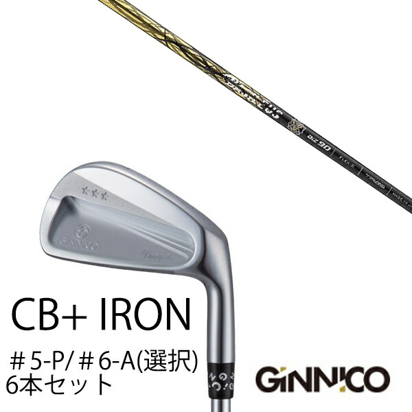 6本セット イオンスポーツ ジニコ GINNICO CB+ Iron #5-P ＃6-A 番手選択 バシレウス BiZ70 90 Basileus BiZ70 90EONSPORTSの通販は