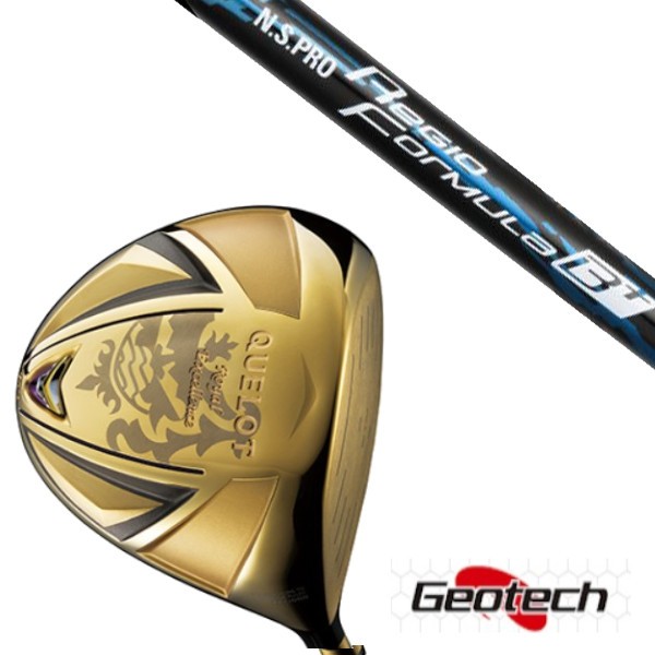 ジオテックGeotech QUELOT RE18α-SPEC GOLD Version ドライバー N.S.PRO Regio Formula B+ シャフトヘッドカバー付の通販は 57,173円
