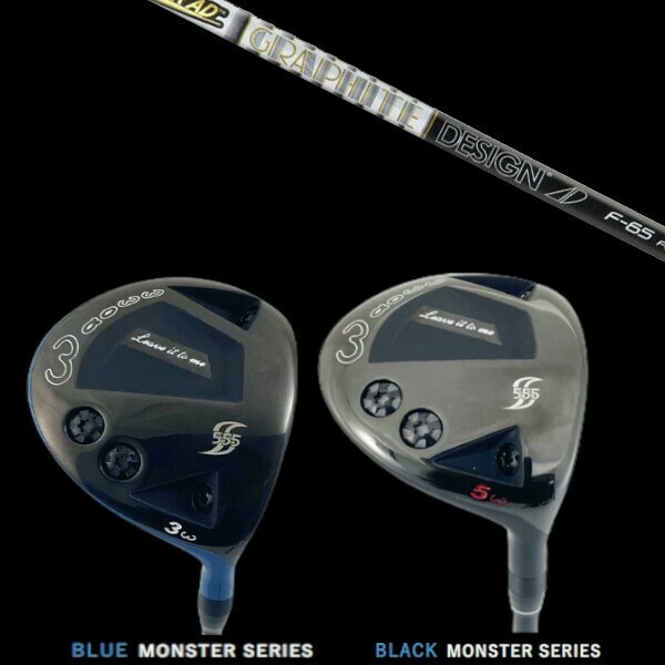 waoww BLUE/BLACK MONSTER SERIES RV-555 Type-S FAIRWAY WOOD//ワオ/ブルー/ブラック モンスター シリーズ/フェアウェイウッド タイプエ