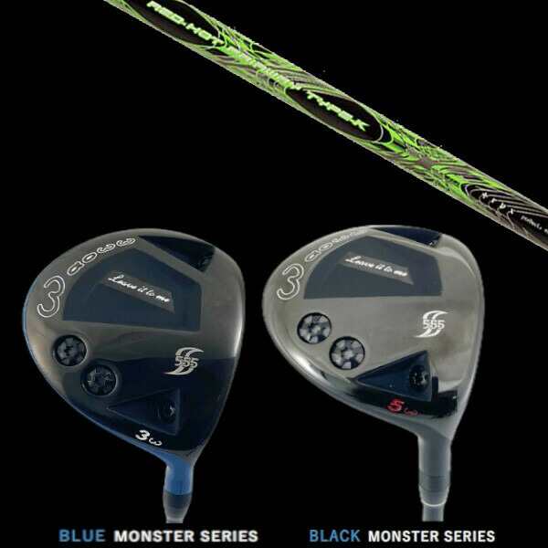 waoww BLUE/BLACK MONSTER SERIES RV-555 Type-S FAIRWAY WOOD//ワオ/ブルー/ブラック モンスター シリーズ/フェアウェイウッド タイプエ