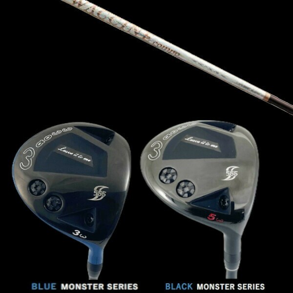 waoww BLUE/BLACK MONSTER SERIES RV-555 Type-S FAIRWAY WOOD//ワオ/ブルー/ブラック モンスター シリーズ/フェアウェイウッド タイプエ