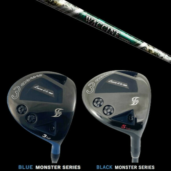 waoww BLUE/BLACK MONSTER SERIES RV-555 Type-S FAIRWAY WOOD//ワオ 