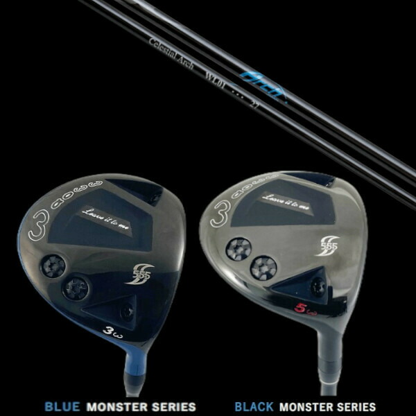 waoww BLUE/BLACK MONSTER SERIES RV-555 Type-S FAIRWAY WOOD//ワオ/ブルー/ブラック モンスター シリーズ/フェアウェイウッド タイプエの通販は