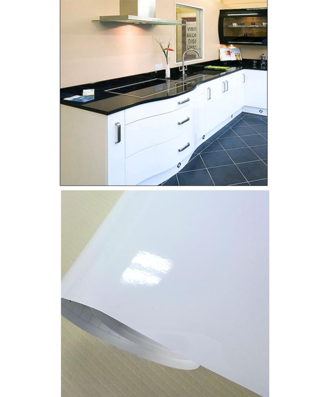 壁紙 白 【 光沢ホワイトの貼ってはがせる壁紙シール 】 【 お得な壁紙50mセット 】 のり付き 壁用 リメイクシート 北欧 おしゃれ かわいい アクセントクロス カッティングシート DIY リフォーム 輸入壁紙 つやあり つるつる ホワイト 白 宅B