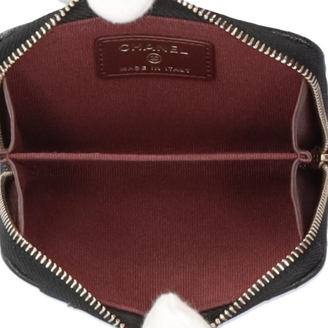 シャネル コインケース キャビアスキン レディース CHANEL 中古 R&Kリサイクルキング_4