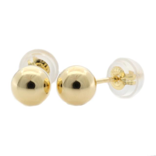丸玉 5ｍｍ ボール ピアス 18金 K18ゴールド レディース   新品 R&amp;Kリサイクルキング