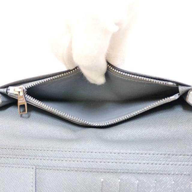 ルイヴィトン LOUIS VUITTON プラザ タイガ 二つ折り財布 メンズ 中古_5