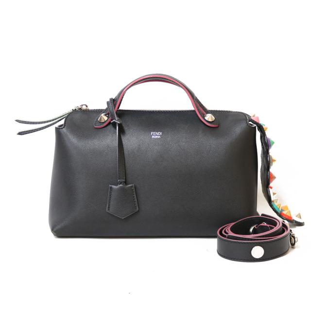 フェンディ FENDI バイザウェイ ショルダーバッグ ブラック レディース 中古