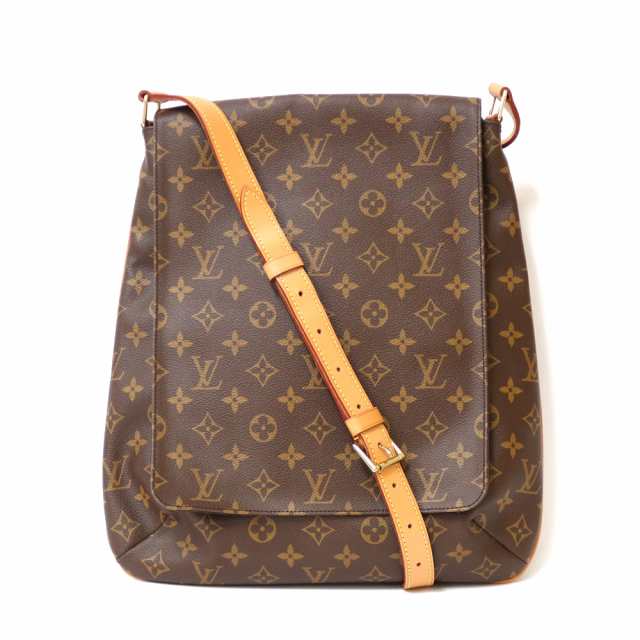 ルイヴィトン LOUIS VUITTON ミュゼット モノグラム ショルダーバッグ ブラウン レディース 中古