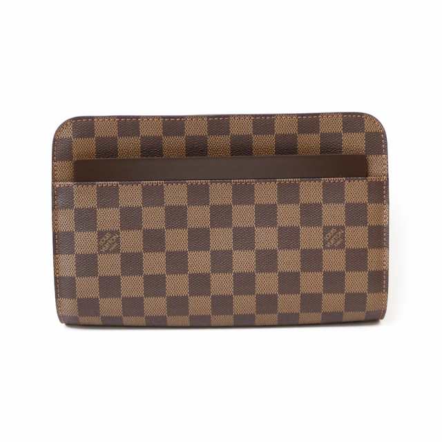 【限界値下げ祭】     ルイヴィトン LOUIS VUITTON サンルイ ダミエ セカンドバッグ ブラウン ユニセックス 中古の通販は