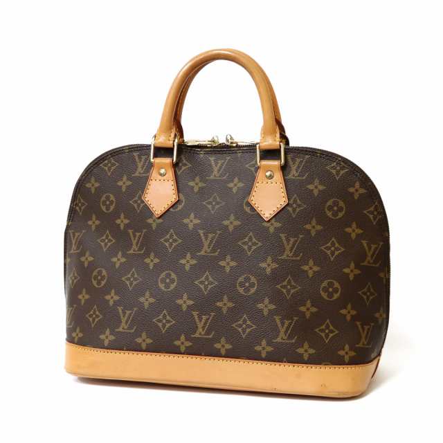 ルイヴィトン LOUIS VUITTON アルマ モノグラム ハンドバッグ ブラウン レディース 中古