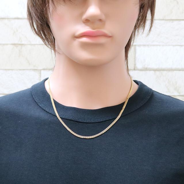 喜平 ネックレス 約15g 6面ダブル 6DCW 50cm 留め具中折れ式 