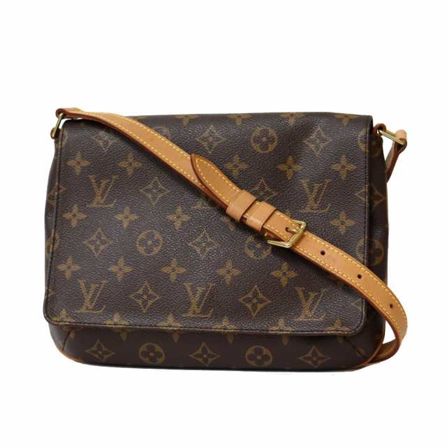 ルイヴィトン LOUIS VUITTON ミュゼットタンゴ モノグラム ショルダーバッグ ブラウン レディース 中古