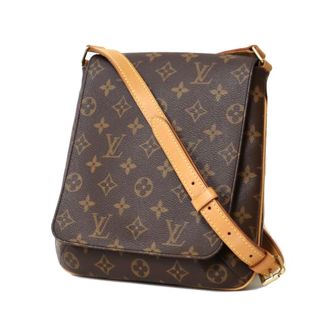 ルイヴィトン LOUIS VUITTON ミュゼットサルサ モノグラム ショルダーバッグ ブラウン レディース 中古 ショルダーバッグ