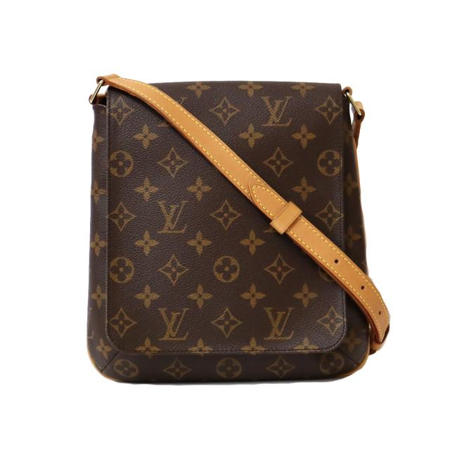 ルイヴィトン LOUIS VUITTON ミュゼットサルサ モノグラム ショルダーバッグ ブラウン レディース 中古 ショルダーバッグ