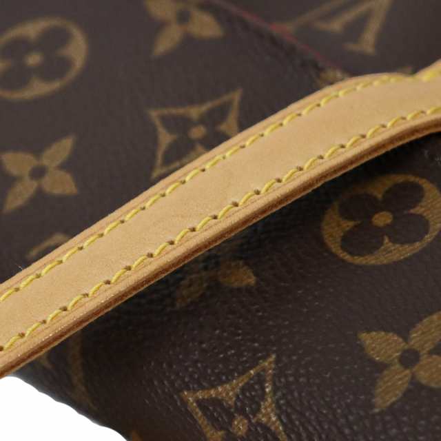 ルイヴィトン LOUIS VUITTON ソナチネ モノグラムキャンバス ハンドバッグ ブラウン レディース 中古