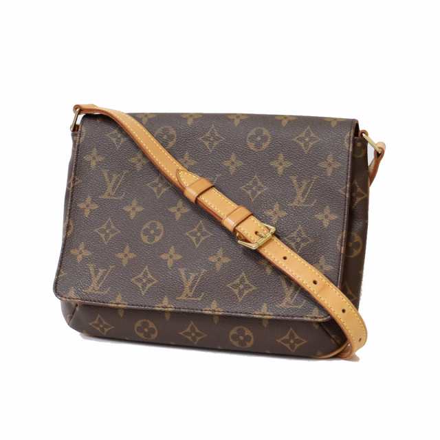 ルイヴィトン LOUIS VUITTON モノグラムミュゼットタンゴ モノグラム ショルダーバッグ ブラウン レディース 中古