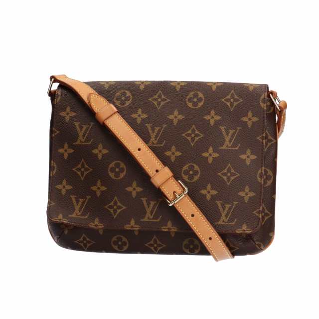 ルイヴィトン LOUIS VUITTON ミュゼットタンゴ モノグラム ショルダーバッグ ブラウン レディース 中古