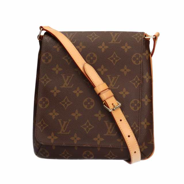 ルイヴィトン LOUIS VUITTON ミュゼットサルサ モノグラム ショルダーバッグ ブラウン レディース 中古