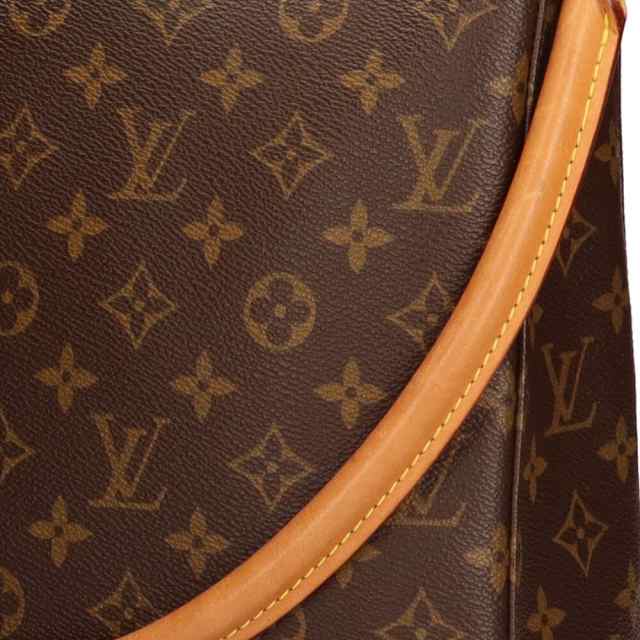 ルイヴィトン LOUIS VUITTON ルーピングGM モノグラム ショルダーバッグ ブラウン レディース 中古