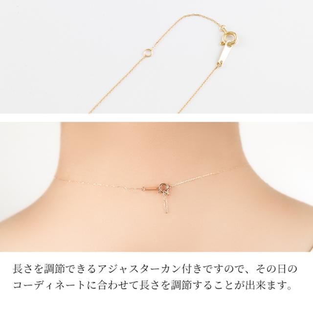 フラワー 花 ネックレス 18金 K18ゴールド ダイヤモンド 0.3ct レディース 新品 R&Kリサイクルキング_10