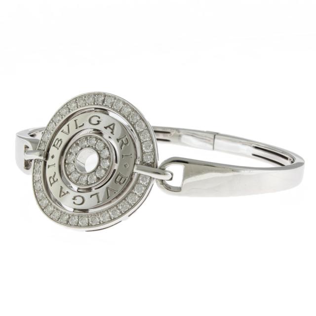 ブルガリ アストラーレ チェルキ バングル 18金 K18 ホワイトゴールド ダイヤモンド レディース BVLGARI 中古 ブルガリバングル ブレスレット 手首アクセサリー ブランド ブルガリのブレスレット